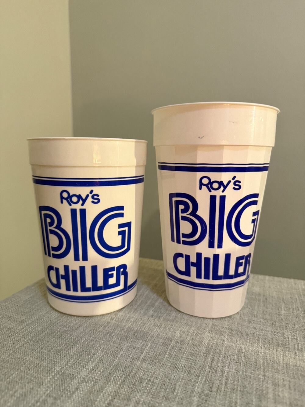 🥤 Vintage Roy Rogers Roy’s Big Chiller Plastic Cups Set of 2 Sterling Products